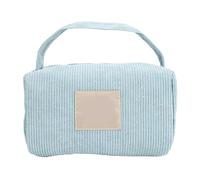 ZJchao Cord-Make-up-Tasche, Süße Bären-Kosmetiktasche mit Weichem Griff für Reisen (Blue)