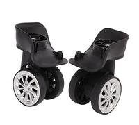 ZJchao Kofferräder Austausch, Nylon Easy Installation Gepäckräder Ersatz Gepäck Ersatzräder für Reparaturen Austausch