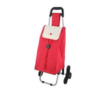 ZJFHEYUO Einkaufswagen, Treppensteigender, zusammenklappbarer Kleiner Einkaufswagen für Zuhause, Senioren, tragbarer Einkaufswagen, Einkaufswagen, Auto/Blau