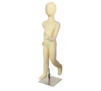 ZJFHEYUO Nähpuppen-Torso für Kinder (Größe 1-14 Jahre), Schneiderpuppe, Ganzkörper, verstellbar, für Schaufensterdekoration, flexibel, klein (10 Jahre).