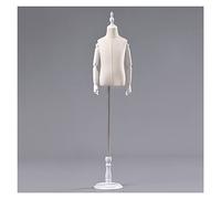 ZJFHEYUO Schaufensterpuppen-Torso für Kinder, Fotostudio, Bekleidungsgeschäft, Schaufensterpuppe mit Holzsockel