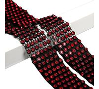 Zktfyshk Damen Funkelnde Strasssteine Kristallhals Krawatte Schal Party Abend Lang Dünne Dünne Krawattenschals Neckerchief Taillenkette