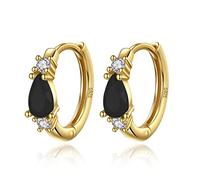 ZLING Echte 925 Sterling Silber Wassertropfen Creolen Für Frauen Hochzeit Feiner Schillernder Cz Schmuck