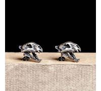 ZLING Punk Tierschädel Ohrstecker Für Männer 100% 925 Sterling Silber Ohrstecker Neue Ohrstecker Piercingschmuck Nicht Allergisch