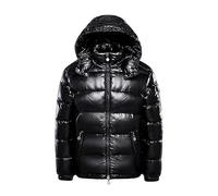 ZLXHFFH Herren Daunenjacke mit Kapuze Glänzend Steppjacke Leichte Übergangsjacke Daunenjacken-Optik Jacket,Warmen Winddicht Jacke Wasserabweisende Daunenmantel Outdoor Casual Style