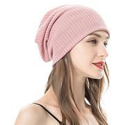 ZLYC Damen Sommer Slouch Beanie Leicht Chemo Strickmützen Weich Mütze | leichte atmungsaktiv