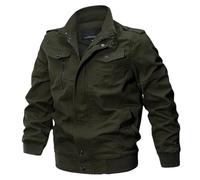 ZMIN Militär Bomber Jacke Männer Frühling Herbst Casual Multi-Tasche Pilot Jacken Männlichen Armee Fracht Flug Herren Jacken 2701army EN8 XL