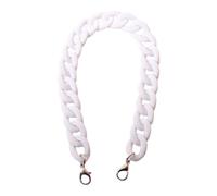 ZnttUu Handtaschengriff mit Metallhaken, 60 cm lang, Ersatz Geldbörsen Kettenriemen aus Acryl für Damen, Handtaschen Geldbörsen, Umhängetaschen Kettenriemen für Geldbörsen