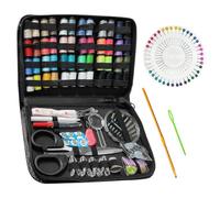 ZOCONE 172 Stück Leder Nähset Reise Nähzubehör, Sewing kit Set für Erwachsene, Anfänger, Zuhause, Reisen, Notsituationen Kleidung Fixes DIY Premium Nähzubehör, enthält Nähgarn, Nadeln, Schere, Knöpfe