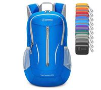 ZOMAKE 25L Faltbarer Rucksack Ultraleicht - Rucksack Damen Klein, Wanderrucksack Herren, Leichter Tagesrucksack & Trekkingrucksack, Wasserabweisend für Reisen, Camping und Outdoor (Dunkelblau)