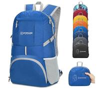 ZOMAKE 35L Leicht Faltbarer Rucksack - Packbare Backpacks,Kleiner Faltbar Rucksäcke Wanderrucksack Wasserdicht für Damen Herren Outdoor Wandern(Dunkelblau)