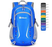 ZOMAKE Faltbarer Rucksack 35 L,Groß Leichter Rucksäcke Wasserdicht Wanderrucksack Packable Backpack für Damen Herren Outdoor Wandern(Dunkelblau)