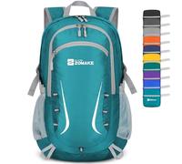 ZOMAKE Faltbarer Rucksack 35 L,Groß Leichter Rucksäcke Wasserdicht Wanderrucksack Packable Backpack für Damen Herren Outdoor Wandern(See Grün)