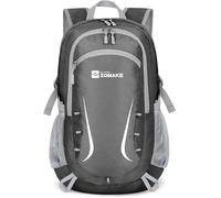 ZOMAKE Faltbarer Rucksack 35L,Groß Leichter Rucksäcke Wasserdicht Wanderrucksack Packable Backpack für Damen Herren Outdoor Wandern(Mittelgrau)