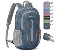 ZOMAKE Faltbarer Rucksack Klein Ultraleicht,10L Wanderrucksack Kleiner Leicht für Damen Herren,Reise Mini TagesrucksäCke Faltbar für Kinder und Jugendliche(Saphirblau)