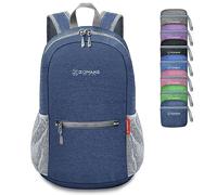 ZOMAKE Faltbarer Rucksack Klein Ultraleicht,10L Wanderrucksack Kleiner Leicht für Damen Herren,Reise Mini TagesrucksäCke Faltbar für Kinder und Jugendliche(Saphirblau)