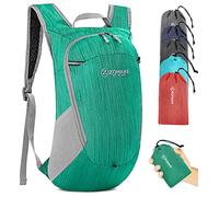 ZOMAKE Faltbarer Rucksack Kleiner 18L - Ultraleicht Rucksäcke Wasserdicht Wanderrucksack für Outdoor Wandern Klein Packable Backpack für Damen Herren Kid(Militärgrün)