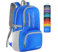 ZOMAKE Leicht Faltbarer Rucksack 35L Packbare Backpacks,Kleiner Rucksäcke Wanderrucksack Wasserdicht Rucksäcke für Damen Herren Outdoor Wandern(Dunkelblau)