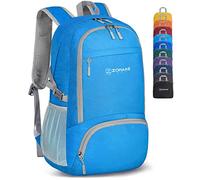 ZOMAKE Leicht Faltbarer Rucksack - Packbare Backpacks 30L,Kleiner Faltbar Rucksäcke Wanderrucksack Wasserdicht für Damen Herren Outdoor Wandern(Hellblau)