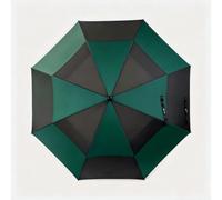 ZOMAKE Regenschirm Groß Sturmfest XL - Großer Golf-Regenschirm, Windsicher & Stabil, Automatik Großer Schirm, Herren & Damen, 2 Personen, Outdoor & Reise(Schwarz/Grün)