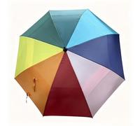 ZOMAKE Regenschirm Groß Sturmfest XXL - Großer Golf-Regenschirm, Windsicher & Stabil, Automatik Großer Schirm, Herren & Damen, 2 Personen, Outdoor & Reise(Regenbogen)