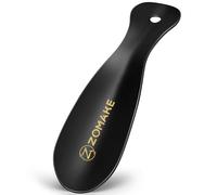 ZOMAKE Schuhlöffel Klein,Kleiner Schuhanzieher Metall,Mini Reise Schulöffel Kurz 19cm