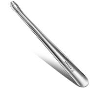 ZOMAKE Schuhlöffel Lang,42cm Schuhanzieher Lang Metall,Langer Schulöffel Edelstahl Stabil(1er Silber)