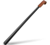ZOMAKE Schuhlöffel Lang 72 cm, Metall-Schuhanzieher für Senioren, Schwarz