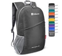 ZOMAKE Ultraleicht Faltbarer Rucksack 20 L, Kleiner Rucksäcke Wasserdicht Wanderrucksack Packable Backpack für Damen Herren Outdoor Wandern (Mittelgrau)
