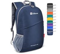 ZOMAKE Ultraleicht Faltbarer Rucksack 20 L, Kleiner Rucksäcke Wasserdicht Wanderrucksack Packable Backpack für Damen Herren Outdoor Wandern (Marineblau)