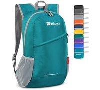 ZOMAKE Ultraleicht Faltbarer Rucksack 20 L, Kleiner Rucksäcke Wasserdicht Wanderrucksack Packable Backpack für Damen Herren Outdoor Wandern (See Grün)