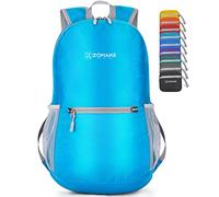 ZOMAKE Ultraleicht Faltbarer Rucksack Packbare Backpacks 20 L, Kleiner Faltbar Rucksäcke Wanderrucksack Wasserdicht für Damen Herren (Hellblau)