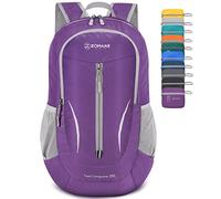 ZOMAKE Ultraleicht Faltbarer Rucksack - Packbare Backpacks 25L,Kleiner Faltbar Rucksäcke Wanderrucksack Wasserdicht für Damen Herren Outdoor Wandern(Violett)