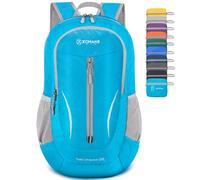 ZOMAKE Ultraleicht Faltbarer Rucksack Packbare Backpacks 25L,Kleiner Faltbar Wanderrucksack Wasserdicht für Damen Herren Outdoor Wandern(Hellblau)