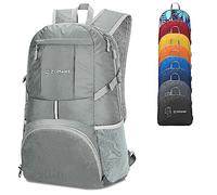 ZOMAKE Ultraleichter Wanderrucksack, 35 l, faltbar, wasserabweisend, Reise-Tagesrucksack, verstaubarer Rucksack für Outdoor-Camping