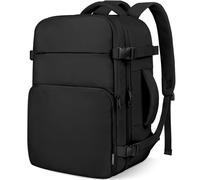 ZOMFELT für Ryanair Handgepäck 40x30x20, 24L Reise Handgepäck Rucksack Damen Herren 15 Zoll Laptop Rucksack Handgepäck Koffer Tasche Flugzeug Klein Rucksack 40x30x20 Eurowings Cabin bag, Schwarz