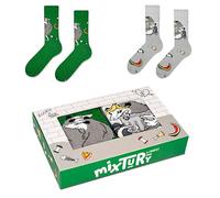 ZOOKSY - Lustige Bunte Socken für Damen und Herren (2 Paar) I Funny Socks I Verrückte Motivsocken mit Baumwolle I Bunt Motiv Socke I Opossums Motive I Große: 36-40