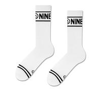ZOOKSY - Oldschool Tennissocken mit NINETIES Motiv (1 Paar) I Lange Bunt Socken für Damen und Herren - Unisex I Warme Strümpfe mit Baumwolle I Retro Sportsocken (0000 weiß)