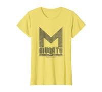 Zoolander Mugatu New York Malaysia Logo T-Shirt, Damen, Gelb, XL