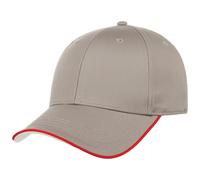 Zoom Piping Sandwich Cap grau