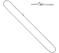 Zopfkette 585 Gold Weißgold 1,2 mm 50 cm Kette Halskette Goldkette Karabiner