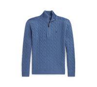 Zopfmusterpullover mit Reißverschluss XXL Blue