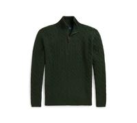 Zopfmusterpullover mit Reißverschluss XXL Green