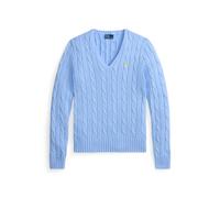 Polo Ralph Lauren Slim Fit Pullover aus reiner Baumwolle in Hellblau, Größe S