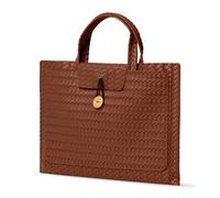 ZoRoll Laptoptasche 13,3-14 Zoll, Laptop Tasche für MacBook Lenovo HP Dell Acer Asus Notebook, Laptop Hülle für MacBook Air Pro 13" 13.6" M5 M4 M3 M2 M1 2026, Laptop-Handtasche wasserdichte(Braun)