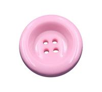 ZoTuoART Runde Knöpfe aus Kunstharz, mehrfarbig, verschiedene Größen, 4 Löcher, Ersatzknöpfe, Bonbonfarben, handgefertigt, Ornament, Kleidungszubehör, Nähknöpfe, Rosa, 30 mm (8 Stück)