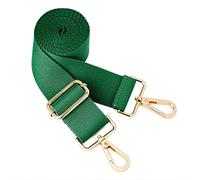 ZOUIQSS Breiter Schultergurt (massiv), Verstellbarer Ersatzgürtel,Umhängetasche, Canvas-Tasche, Handtasche (grün)