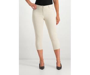 ZRS Kora gefärbte Cropped-Jeans aus leichtem Denim - Beige EU 34 / UK 6