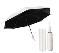 ZRUEWOT Automatischer Mini Regenschirm - Kompakter, Leichter Taschenregenschirm mit UV-Schutz, Wasserdicht und Faltbar, Ideal für Reisen & Kinder