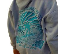 ZSHDTKWB Kapuzenpullover Damen 2024 Europäischen Code Damen Falls Schulterhülle Schneckenstreitmarke Brand-Sweater Mit Hoodie Xs-5x Anschließen-hellgrau-s